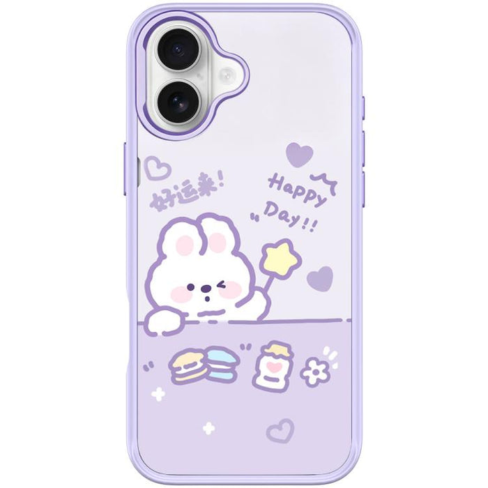 Funda magnética para teléfono con estampado de conejo estrellado de la buena suerte, For iPhone 17 Pro Max, For iPhone 17 Pro, For iPhone 17, For iPhone Air, For iPhone 16 Pro Max, For iPhone 16 Pro, For iPhone 16 Plus, For iPhone 16                   ...