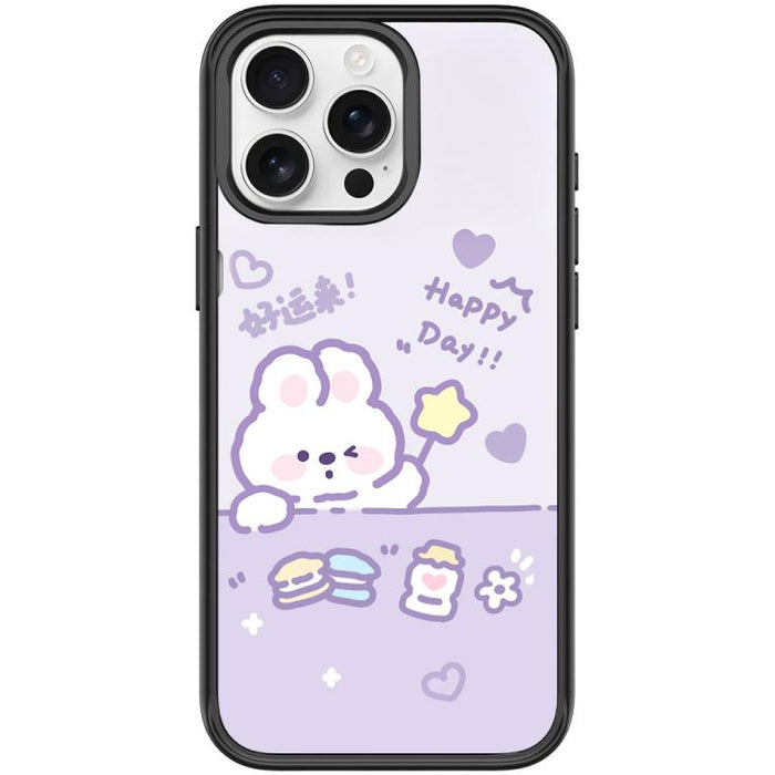 Funda magnética para teléfono con estampado de conejo estrellado de la buena suerte, For iPhone 17 Pro Max, For iPhone 17 Pro, For iPhone 17, For iPhone Air, For iPhone 16 Pro Max, For iPhone 16 Pro, For iPhone 16 Plus, For iPhone 16                   ...