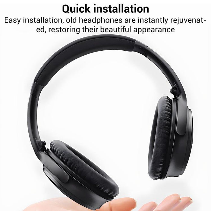 XDcase 1 par de almohadillas de repuesto de cuero proteico para auriculares con herramienta de apertura., For Bose QC15 / QC25 /  AE2