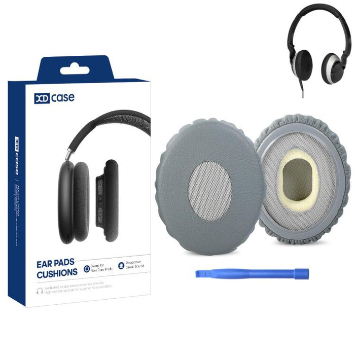 XDcase 1 par de almohadillas de repuesto de cuero proteico para auriculares con herramienta de apertura., For Bose OE2 / OE2i