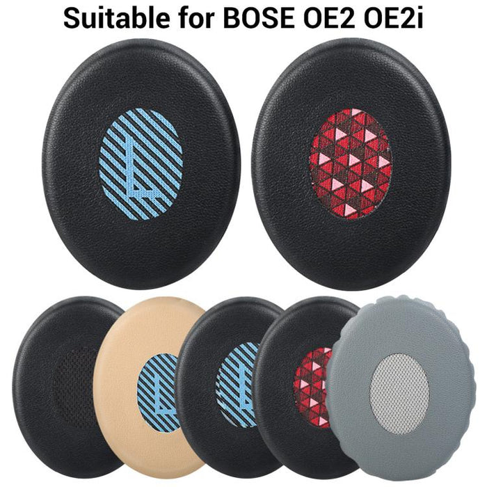 XDcase 1 par de almohadillas de repuesto de cuero proteico para auriculares con herramienta de apertura., For Bose OE2 / OE2i