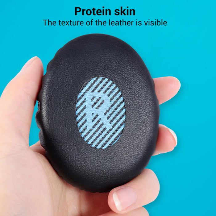 XDcase 1 par de almohadillas de repuesto de cuero proteico para auriculares con herramienta de apertura., For Bose OE2 / OE2i