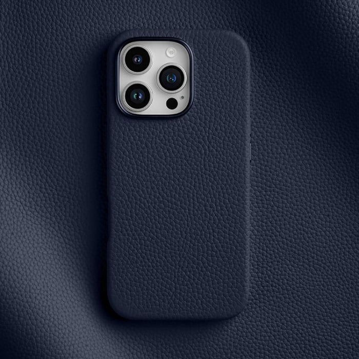 Funda magnética de piel auténtica con textura de lichi de melkco, For iPhone 16 Pro Max, For iPhone 16 Pro, For iPhone 16 Plus, For iPhone 16