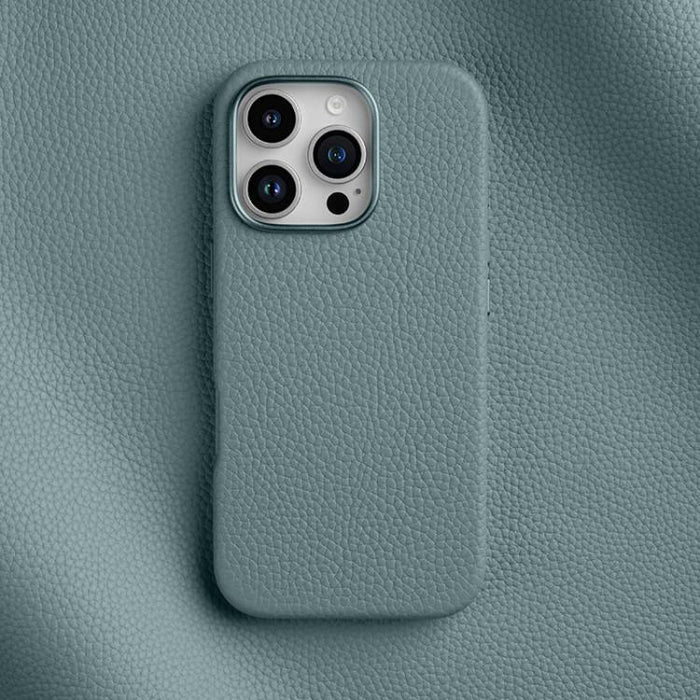 Funda magnética de piel auténtica con textura de lichi de melkco, For iPhone 16 Pro Max, For iPhone 16 Pro, For iPhone 16 Plus, For iPhone 16
