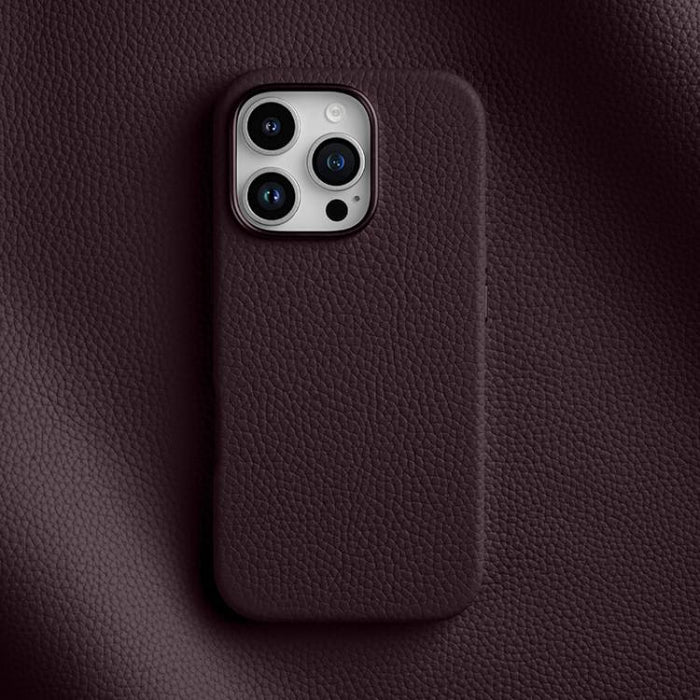 Funda magnética de piel auténtica con textura de lichi de melkco, For iPhone 16 Pro Max, For iPhone 16 Pro, For iPhone 16 Plus, For iPhone 16