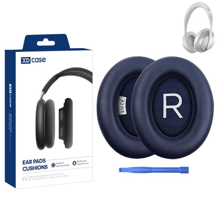 XDcase 1 par de almohadillas de repuesto de cuero proteico para auriculares con herramienta de apertura., For Bose 700 / NC700