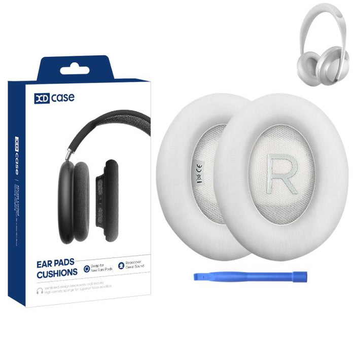 XDcase 1 par de almohadillas de repuesto de cuero proteico para auriculares con herramienta de apertura., For Bose 700 / NC700