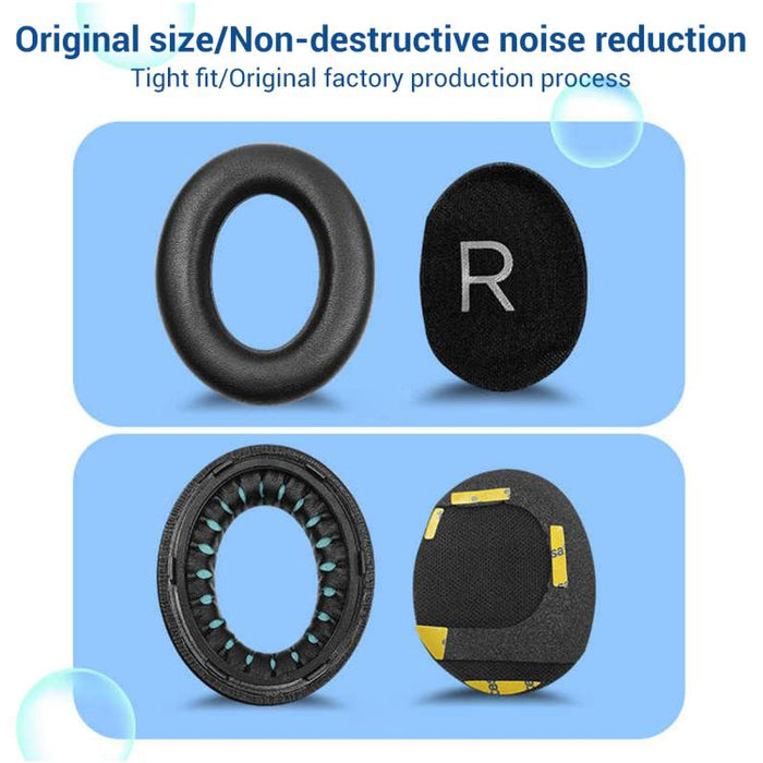 XDcase 1 par de almohadillas de repuesto de cuero proteico para auriculares con herramienta de apertura., For Bose 700 / NC700