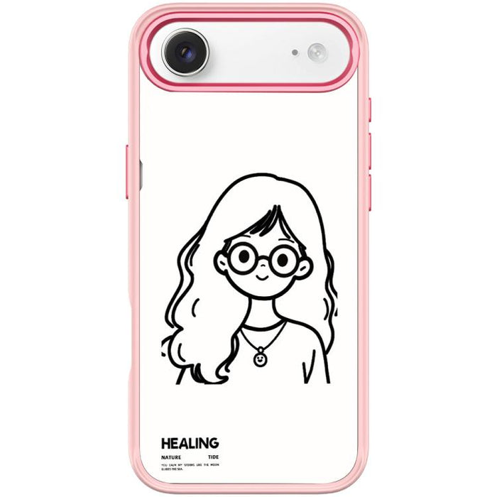 Funda magnética para teléfono con diseño de chica tranquila (Sketch Quiet Girl Pattern), For iPhone 17 Pro Max, For iPhone 17 Pro, For iPhone 17, For iPhone Air, For iPhone 16 Pro Max, For iPhone 16 Pro, For iPhone 16 Plus, For iPhone 16               ...