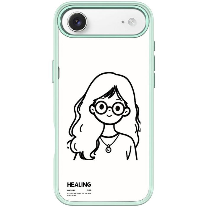 Funda magnética para teléfono con diseño de chica tranquila (Sketch Quiet Girl Pattern), For iPhone 17 Pro Max, For iPhone 17 Pro, For iPhone 17, For iPhone Air, For iPhone 16 Pro Max, For iPhone 16 Pro, For iPhone 16 Plus, For iPhone 16               ...