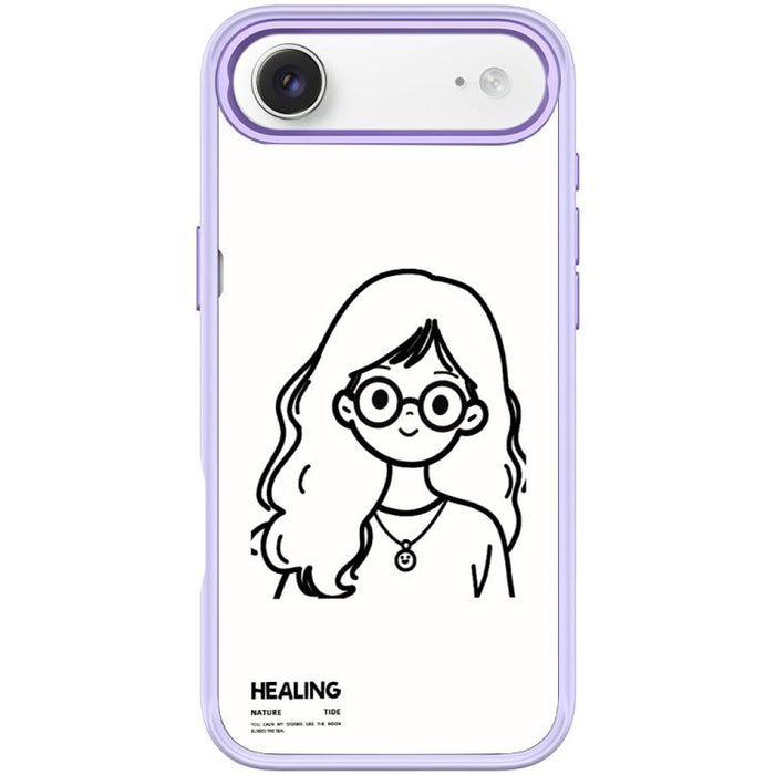 Funda magnética para teléfono con diseño de chica tranquila (Sketch Quiet Girl Pattern), For iPhone 17 Pro Max, For iPhone 17 Pro, For iPhone 17, For iPhone Air, For iPhone 16 Pro Max, For iPhone 16 Pro, For iPhone 16 Plus, For iPhone 16               ...