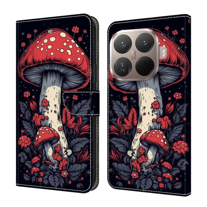 Funda para teléfono de cuero vegano pintado con efecto cristal, For Xiaomi 17T Pro 5G, For Xiaomi 17T 5G, For Xiaomi 17 Ultra, For Xiaomi 15T Pro 5G, For Xiaomi 15T 5G