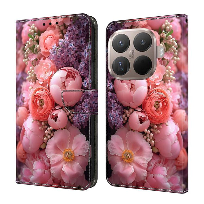 Funda para teléfono de cuero vegano pintado con efecto cristal, For Xiaomi 17T Pro 5G, For Xiaomi 17T 5G, For Xiaomi 17 Ultra, For Xiaomi 15T Pro 5G, For Xiaomi 15T 5G