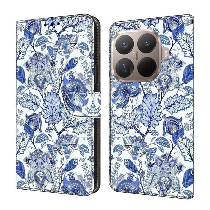 Funda para teléfono de cuero vegano pintado con efecto cristal, For Xiaomi 17T Pro 5G, For Xiaomi 17T 5G, For Xiaomi 17 Ultra, For Xiaomi 15T Pro 5G, For Xiaomi 15T 5G