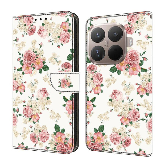 Funda para teléfono de cuero vegano pintado con efecto cristal, For Xiaomi 17T Pro 5G, For Xiaomi 17T 5G, For Xiaomi 17 Ultra, For Xiaomi 15T Pro 5G, For Xiaomi 15T 5G