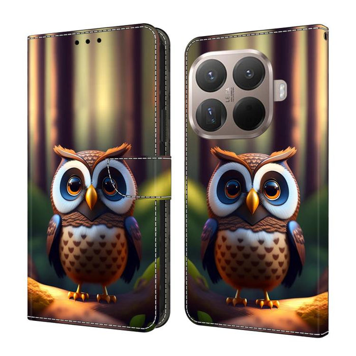 Funda para teléfono de cuero vegano pintado con efecto cristal, For Xiaomi 17T Pro 5G, For Xiaomi 17T 5G, For Xiaomi 17 Ultra, For Xiaomi 15T Pro 5G, For Xiaomi 15T 5G