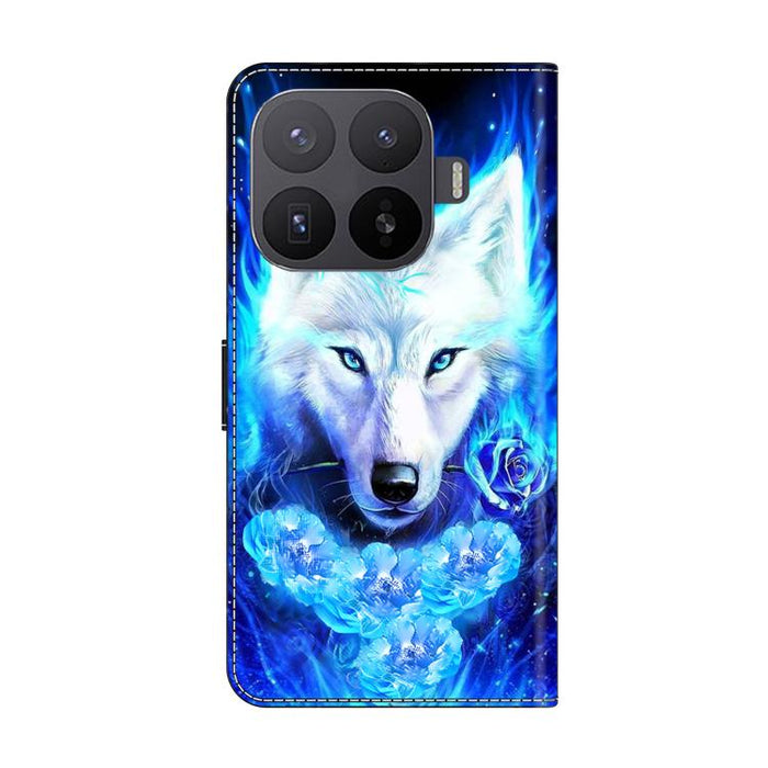 Funda para teléfono de cuero vegano pintado con efecto cristal, For Xiaomi 17T Pro 5G, For Xiaomi 17T 5G, For Xiaomi 17 Ultra, For Xiaomi 15T Pro 5G, For Xiaomi 15T 5G