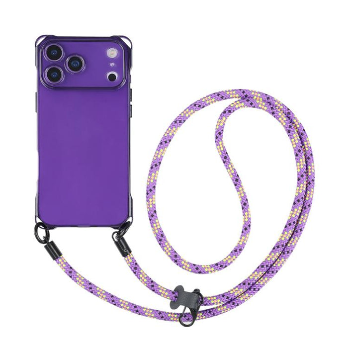 Funda protectora de TPU a prueba de golpes en las cuatro esquinas para teléfono, con cordón., For iPhone 17 Pro Max, For iPhone 17 Pro, For iPhone 17, For iPhone Air
