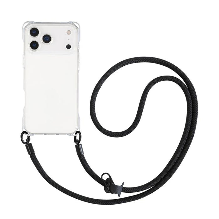 Funda protectora de TPU a prueba de golpes en las cuatro esquinas para teléfono, con cordón., For iPhone 17 Pro Max, For iPhone 17 Pro, For iPhone 17, For iPhone Air