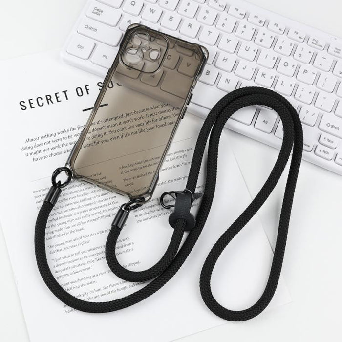 Funda protectora de TPU a prueba de golpes en las cuatro esquinas para teléfono, con cordón., For iPhone 17 Pro Max, For iPhone 17 Pro, For iPhone 17, For iPhone Air