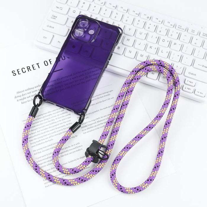 Funda protectora de TPU a prueba de golpes en las cuatro esquinas para teléfono, con cordón., For iPhone 17 Pro Max, For iPhone 17 Pro, For iPhone 17, For iPhone Air