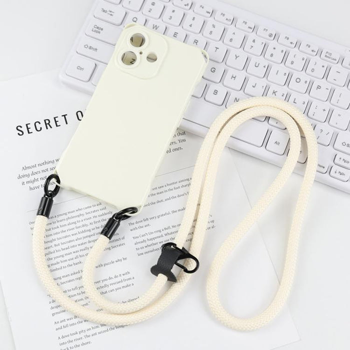Funda protectora de TPU a prueba de golpes en las cuatro esquinas para teléfono, con cordón., For iPhone 17 Pro Max, For iPhone 17 Pro, For iPhone 17, For iPhone Air