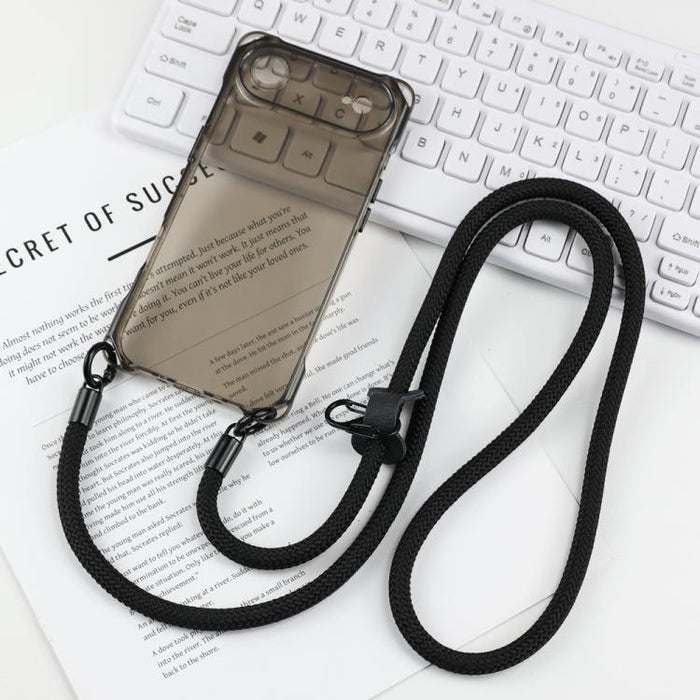Funda protectora de TPU a prueba de golpes en las cuatro esquinas para teléfono, con cordón., For iPhone 17 Pro Max, For iPhone 17 Pro, For iPhone 17, For iPhone Air