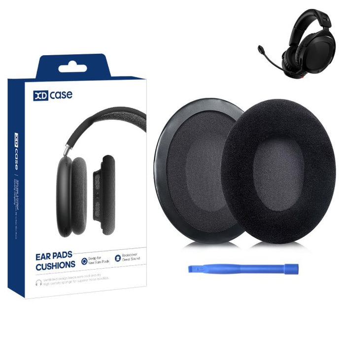 XDcase 1 par de almohadillas de repuesto para auriculares con herramienta de palanca, For HyperX Cloud Series