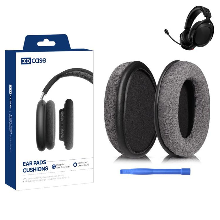 XDcase 1 par de almohadillas de repuesto para auriculares con herramienta de palanca, For HyperX Cloud Series