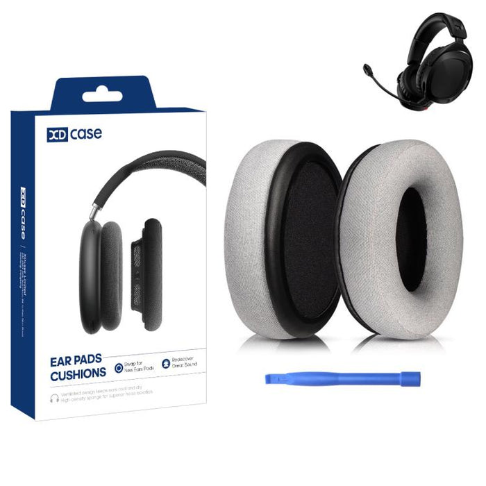XDcase 1 par de almohadillas de repuesto para auriculares con herramienta de palanca, For HyperX Cloud Series