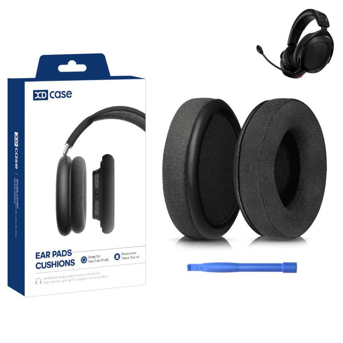 XDcase 1 par de almohadillas de repuesto para auriculares con herramienta de palanca, For HyperX Cloud Series