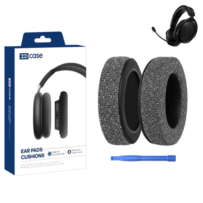 XDcase 1 par de almohadillas de repuesto para auriculares con herramienta de palanca, For HyperX Cloud Series