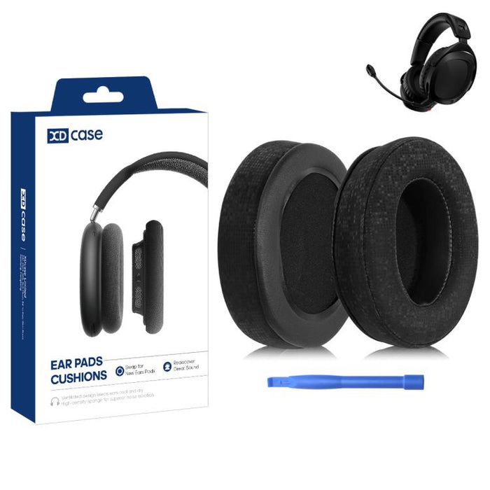 XDcase 1 par de almohadillas de repuesto para auriculares con herramienta de palanca, For HyperX Cloud Series