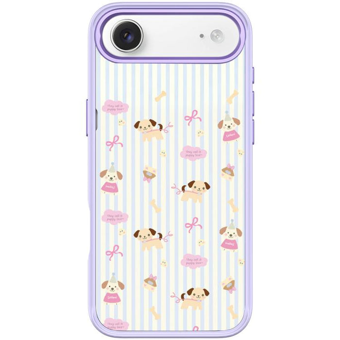 Funda magnética para teléfono con estampado de perro y rayas verticales, For iPhone 17 Pro Max, For iPhone 17 Pro, For iPhone 17, For iPhone Air, For iPhone 16 Pro Max, For iPhone 16 Pro, For iPhone 15 Pro Max, For iPhone 15 Pro