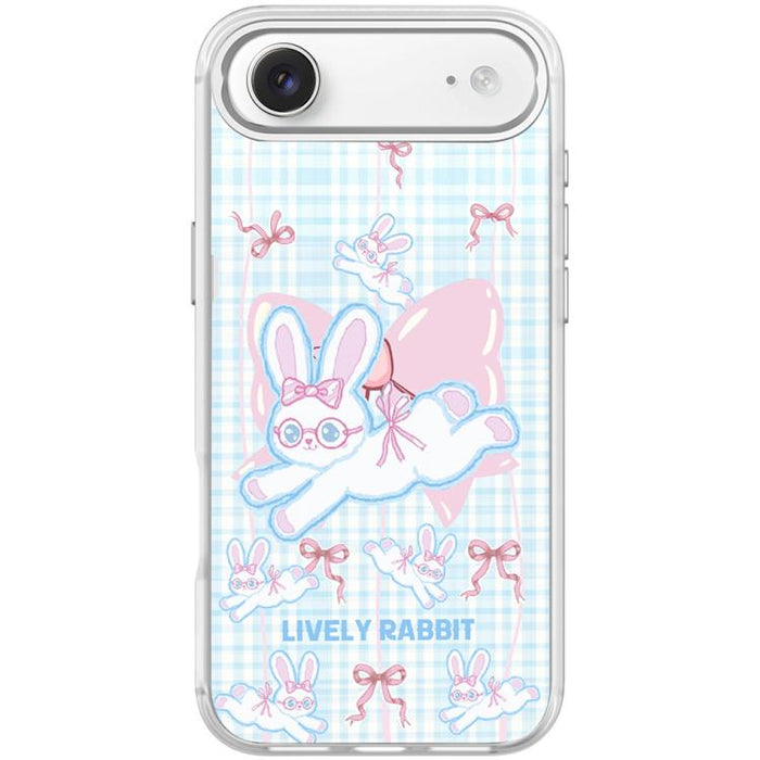 Funda magnética para teléfono con diseño de conejo de lazo, For iPhone 17 Pro Max, For iPhone 17 Pro, For iPhone 17, For iPhone Air, For iPhone 16 Pro Max, For iPhone 16 Pro, For iPhone 15 Pro Max, For iPhone 15 Pro