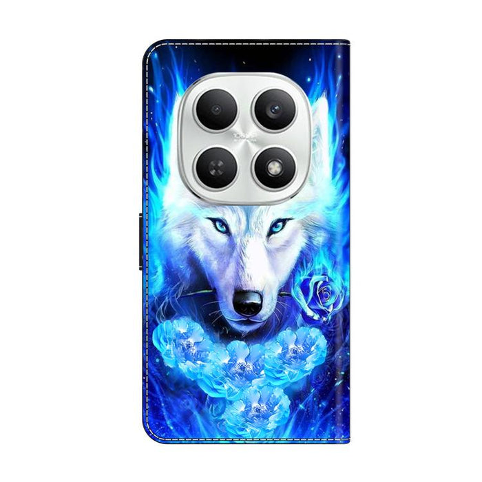 Funda para teléfono de cuero vegano pintado con efecto cristal, For Redmi Note 15 5G / 4G Global 164mm / Poco M8 5G, For Redmi Note 15 Pro 5G Global 163.6mm, For Redmi 15C 5G / 4G EU 173mm / Poco C85 5G, For Redmi 15 5G Global / 4G SEA 169.5mm         ...