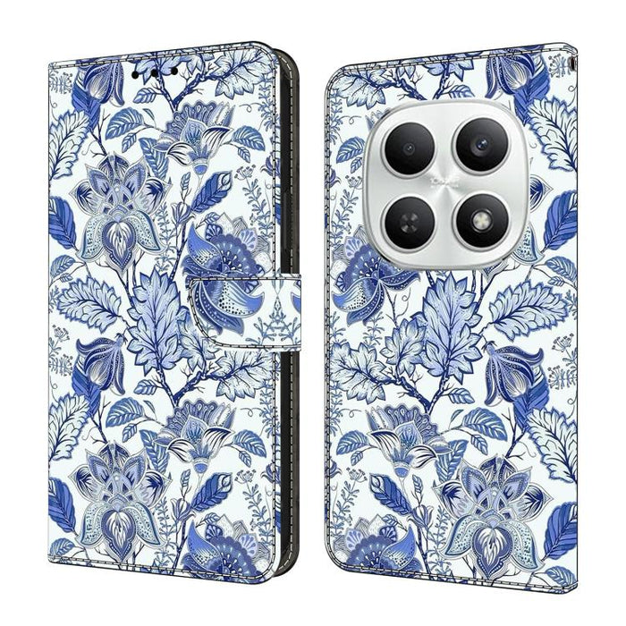 Funda para teléfono de cuero vegano pintado con efecto cristal, For Redmi Note 15 5G / 4G Global 164mm / Poco M8 5G, For Redmi Note 15 Pro 5G Global 163.6mm, For Redmi 15C 5G / 4G EU 173mm / Poco C85 5G, For Redmi 15 5G Global / 4G SEA 169.5mm         ...