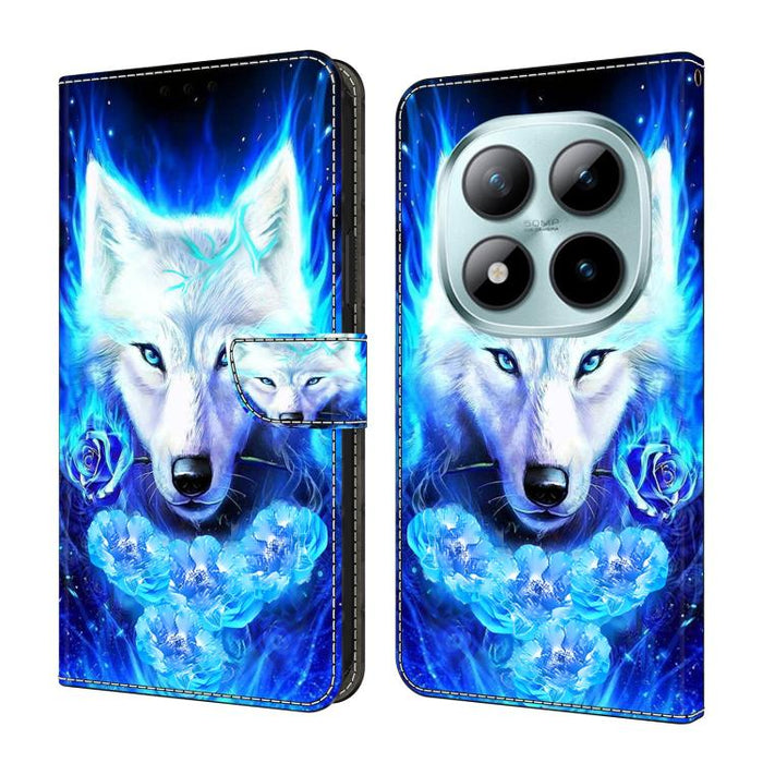 Funda para teléfono de cuero vegano pintado con efecto cristal, For Redmi Note 15 5G / 4G Global 164mm / Poco M8 5G, For Redmi Note 15 Pro 5G Global 163.6mm, For Redmi 15C 5G / 4G EU 173mm / Poco C85 5G, For Redmi 15 5G Global / 4G SEA 169.5mm         ...