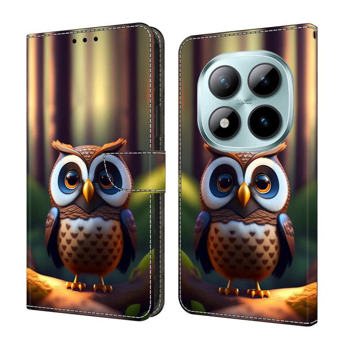 Funda para teléfono de cuero vegano pintado con efecto cristal, For Redmi Note 15 5G / 4G Global 164mm / Poco M8 5G, For Redmi Note 15 Pro 5G Global 163.6mm, For Redmi 15C 5G / 4G EU 173mm / Poco C85 5G, For Redmi 15 5G Global / 4G SEA 169.5mm         ...