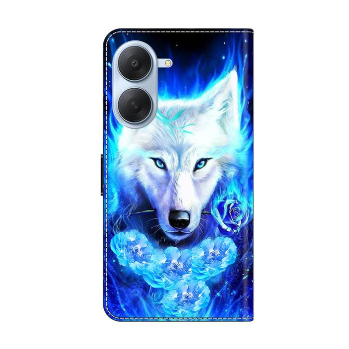 Funda para teléfono de cuero vegano pintado con efecto cristal, For Redmi Note 15 5G / 4G Global 164mm / Poco M8 5G, For Redmi Note 15 Pro 5G Global 163.6mm, For Redmi 15C 5G / 4G EU 173mm / Poco C85 5G, For Redmi 15 5G Global / 4G SEA 169.5mm         ...