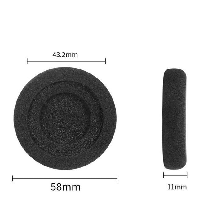 XDcase 1 par de almohadillas de esponja para auriculares, pieza de repuesto con herramienta de palanca, For Jabra Evolve 20/20se/30/30 II/40/65