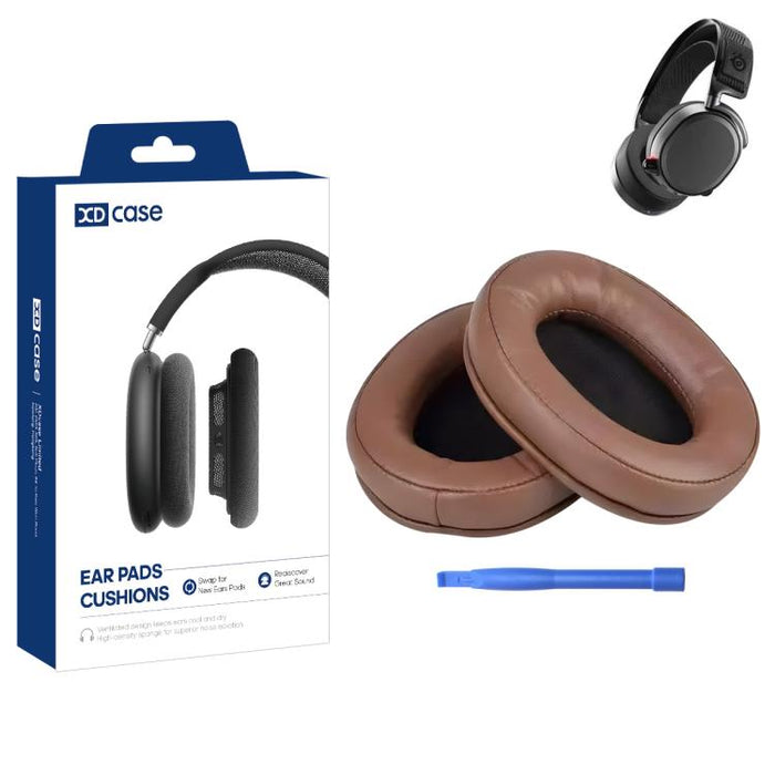 XDcase 1 par de almohadillas de repuesto para auriculares con herramienta de palanca, For SteelSeries Arctis 1 / 3 / 5 / 7 / 9 / Pro