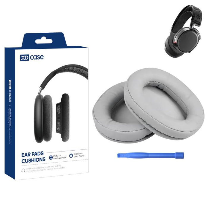 XDcase 1 par de almohadillas de repuesto para auriculares con herramienta de palanca, For SteelSeries Arctis 1 / 3 / 5 / 7 / 9 / Pro