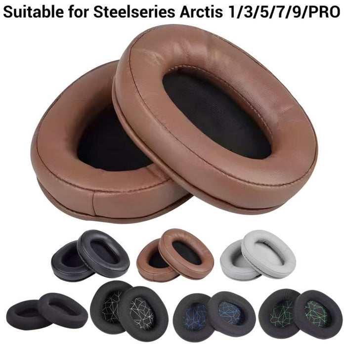 XDcase 1 par de almohadillas de repuesto para auriculares con herramienta de palanca, For SteelSeries Arctis 1 / 3 / 5 / 7 / 9 / Pro