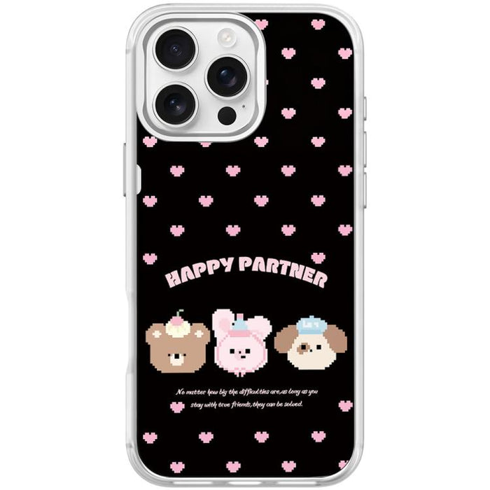 Funda magnética para teléfono con diseño de pareja feliz, For iPhone 17 Pro Max, For iPhone 17 Pro, For iPhone 17, For iPhone Air, For iPhone 16 Pro Max, For iPhone 16 Pro, For iPhone 15 Pro Max, For iPhone 15 Pro