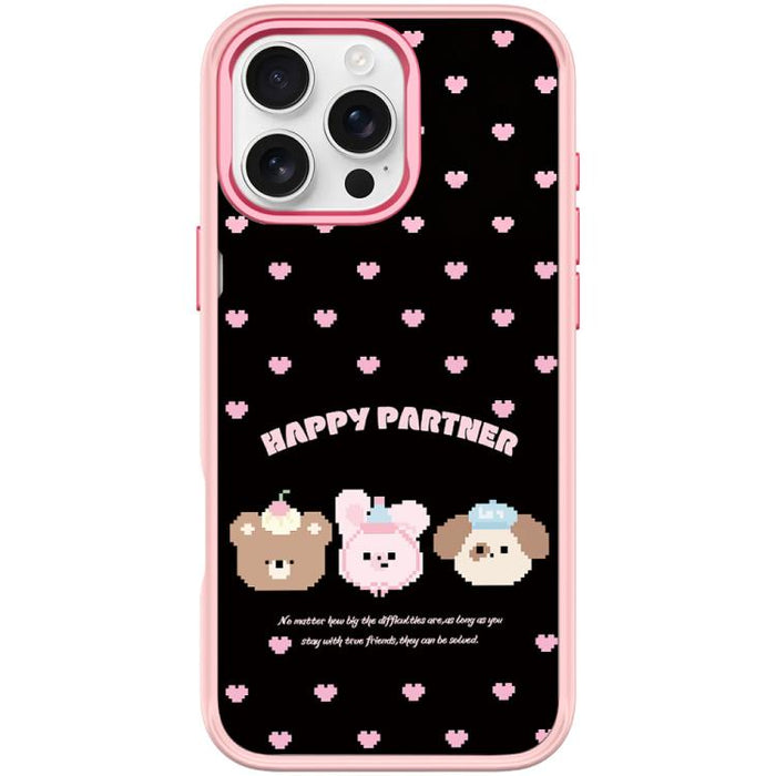 Funda magnética para teléfono con diseño de pareja feliz, For iPhone 17 Pro Max, For iPhone 17 Pro, For iPhone 17, For iPhone Air, For iPhone 16 Pro Max, For iPhone 16 Pro, For iPhone 15 Pro Max, For iPhone 15 Pro