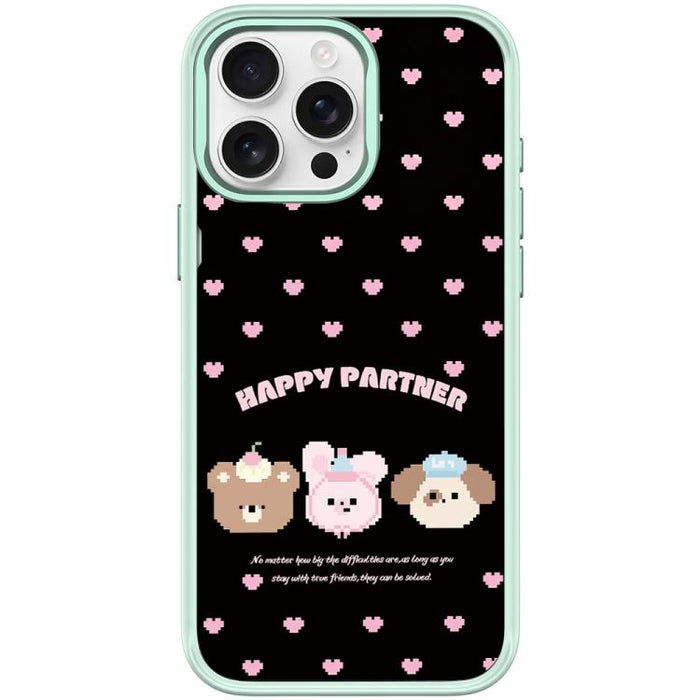 Funda magnética para teléfono con diseño de pareja feliz, For iPhone 17 Pro Max, For iPhone 17 Pro, For iPhone 17, For iPhone Air, For iPhone 16 Pro Max, For iPhone 16 Pro, For iPhone 15 Pro Max, For iPhone 15 Pro