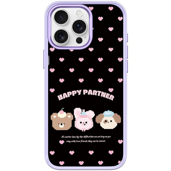 Funda magnética para teléfono con diseño de pareja feliz, For iPhone 17 Pro Max, For iPhone 17 Pro, For iPhone 17, For iPhone Air, For iPhone 16 Pro Max, For iPhone 16 Pro, For iPhone 15 Pro Max, For iPhone 15 Pro