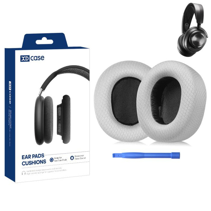 XDcase 1 par de almohadillas de repuesto para auriculares con herramienta de palanca, For SteelSeries Arctis Nova Pro Wireless