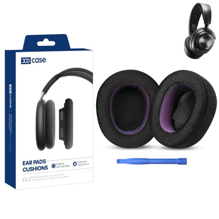 XDcase 1 par de almohadillas de repuesto para auriculares con herramienta de palanca, For SteelSeries Arctis Nova Pro Wireless
